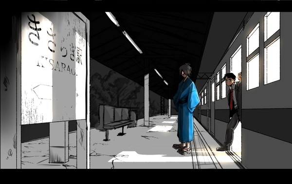 例の駅からの脱出  １／４