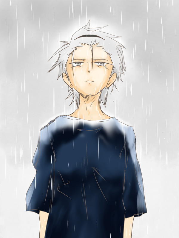 雨に打たれながらキミを想う