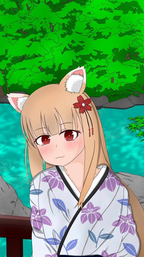 ホロ 浴衣
