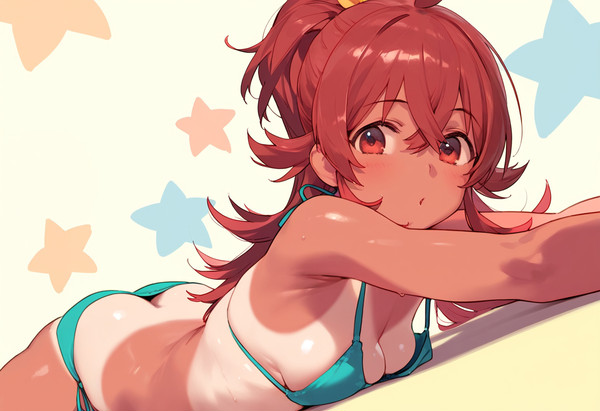 日焼け果穂ちゃん