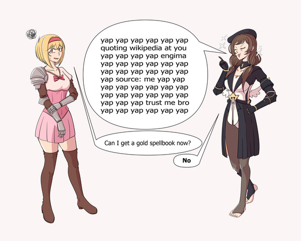 She likes to talk