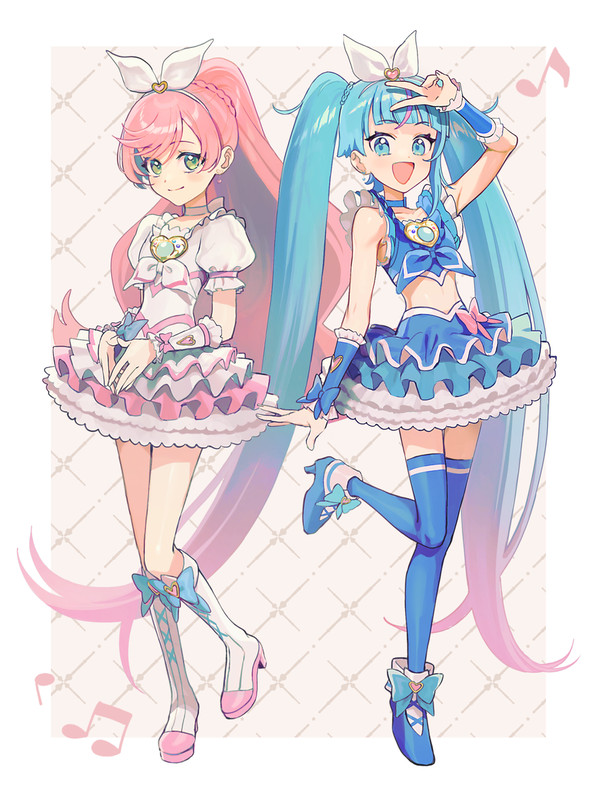 スイプリ衣装スカイ&プリズム