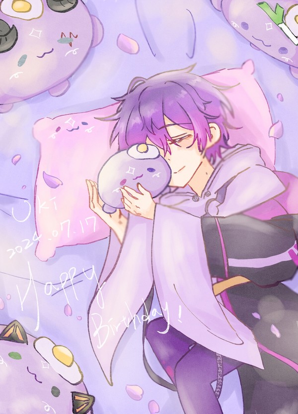 Uki 2024~2022 Birthday drawing💜