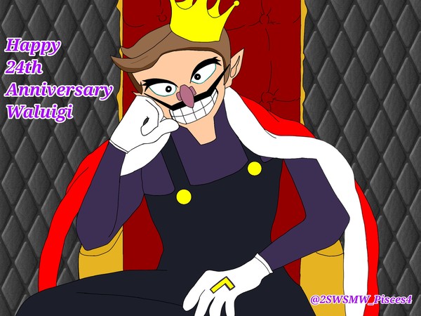 Happy 24th Anniversary Waluigi!!