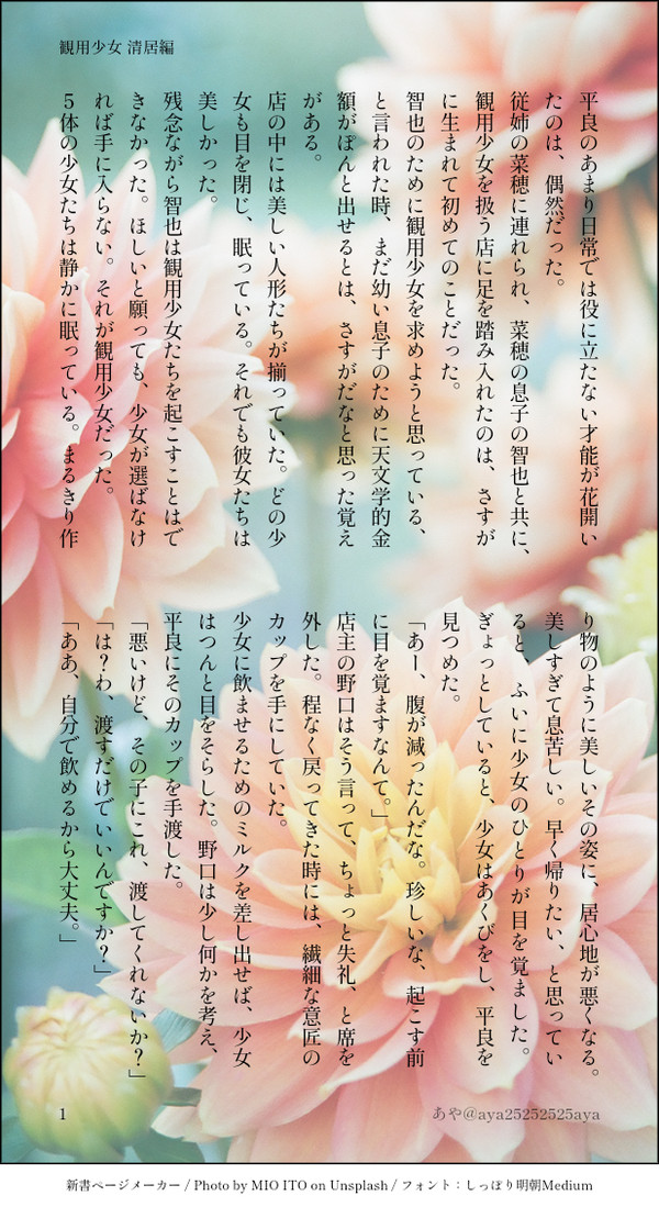 ジャスミン 01. 出会い