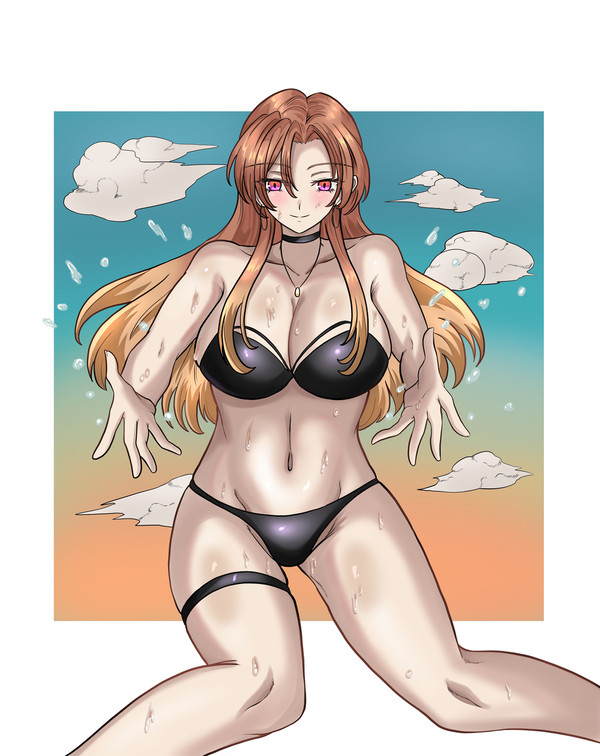 水着カリンちゃん