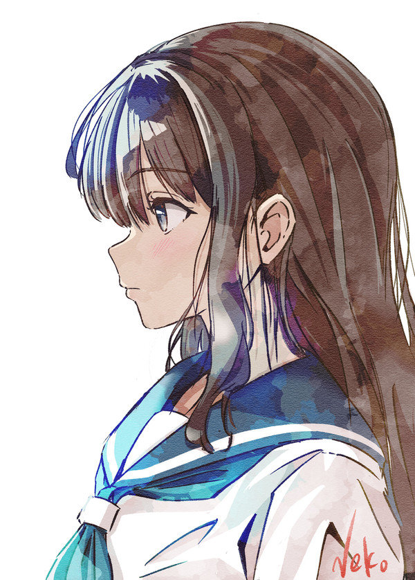 横顔