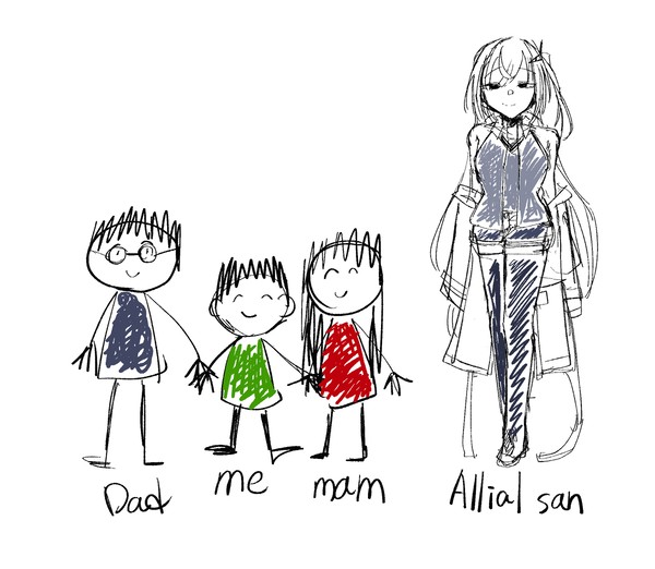 家族の絵