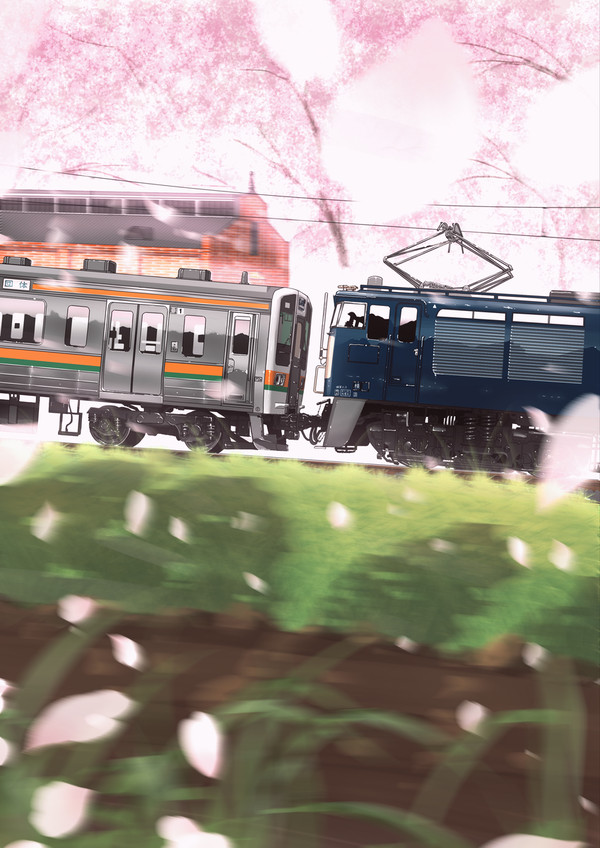 【依頼作品】桜の碓氷峠を行く