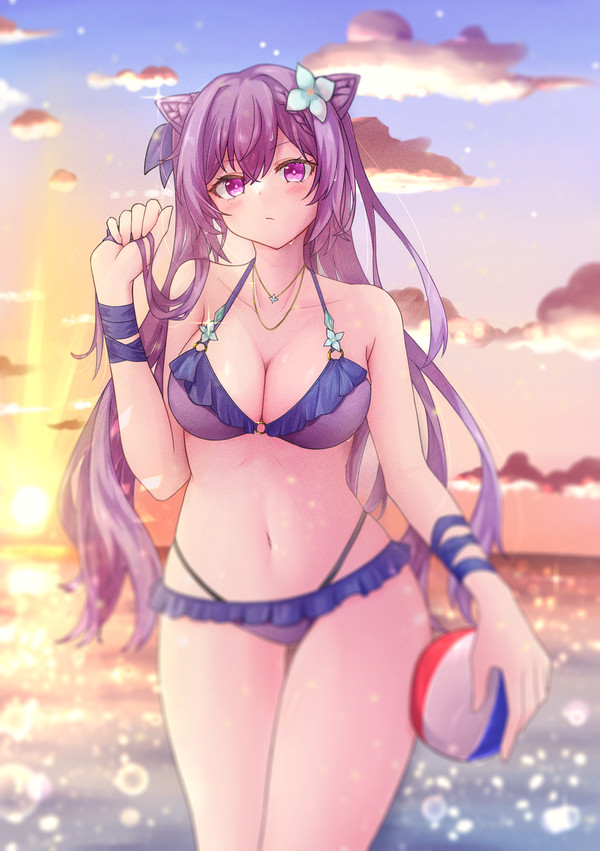水着刻晴（差分あり）