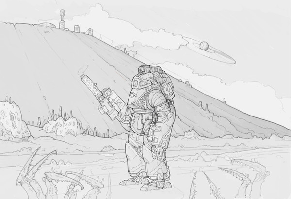 Powered suit concept V1