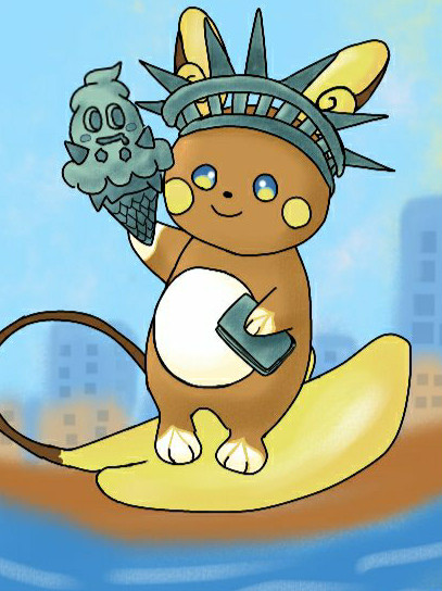 自由のライチュウ