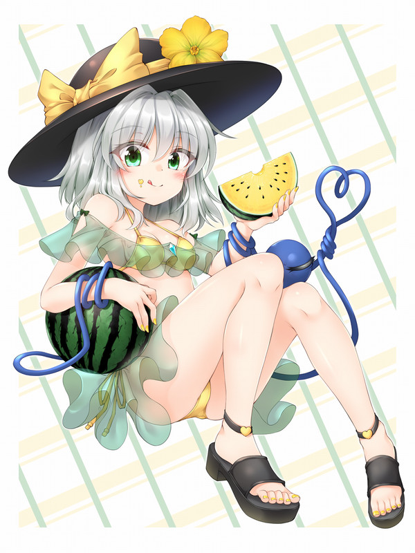 水着こいしちゃん - 1/1