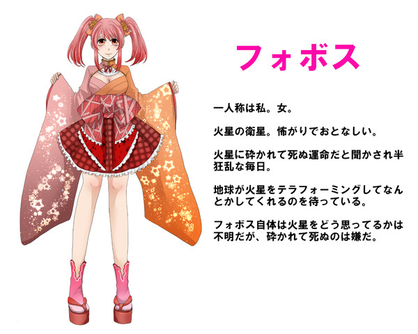 太陽系擬人化設定2