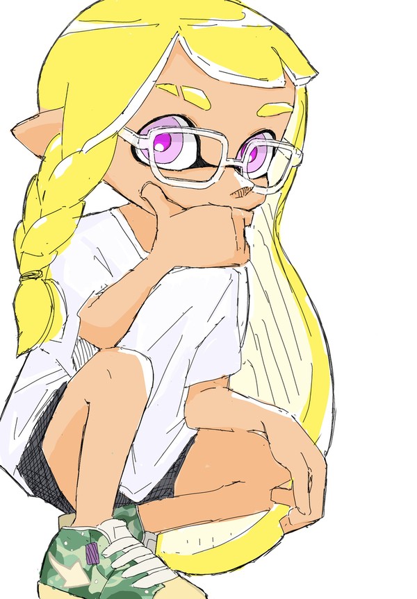 インクリング　メガネ