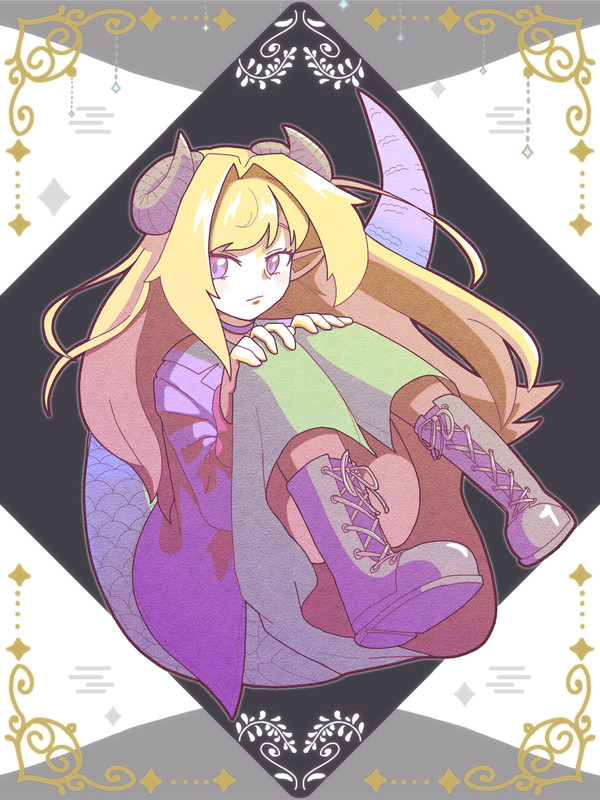 トリコロージュ風イラスト