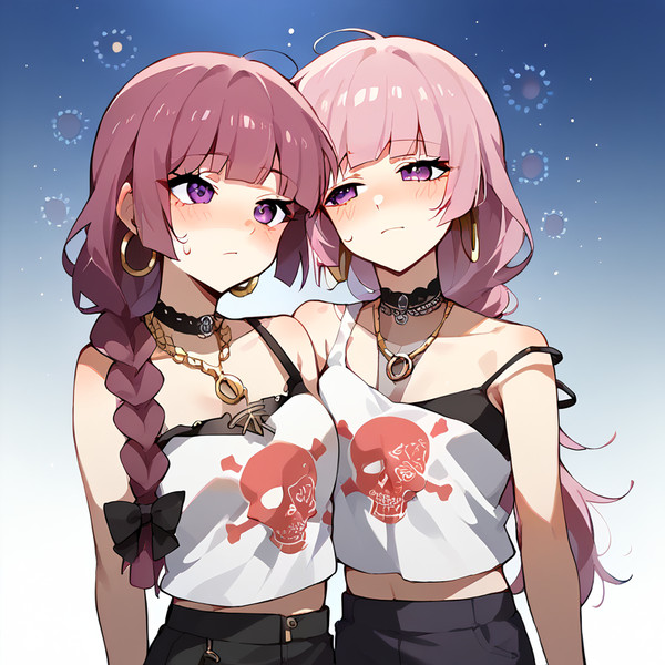 Kikuri Hiroi and Calliope Mori