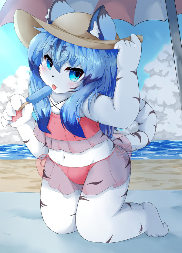 水着ケモロリ