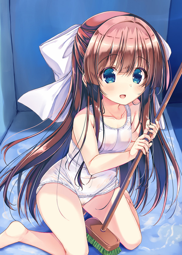 しょうこセンセイと一緒にプールお掃除