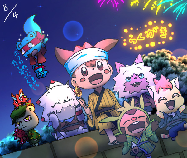 〜夢幻・夜花火〜(らくがきです)