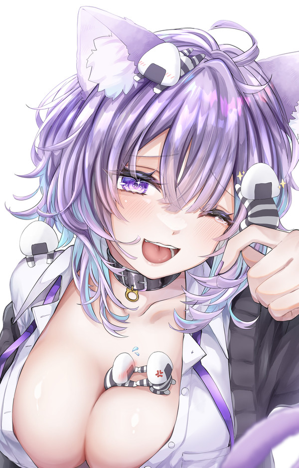 「くすぐったいよ～///」