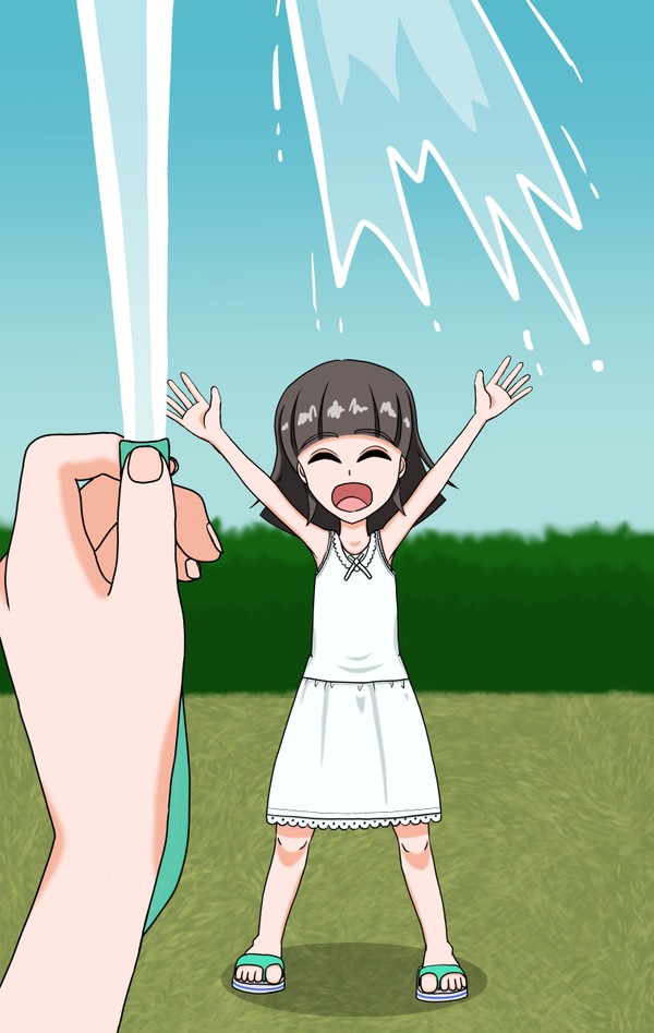 水遊び