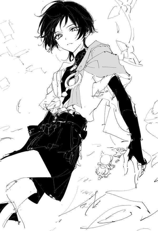 放浪者らくがき