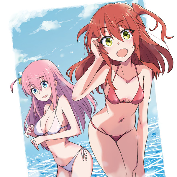 水着ぼっちちゃん・喜多ちゃん