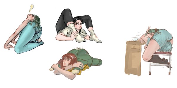 近期作品，生日贺图