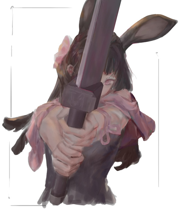 Heavyblade rabbit fan art