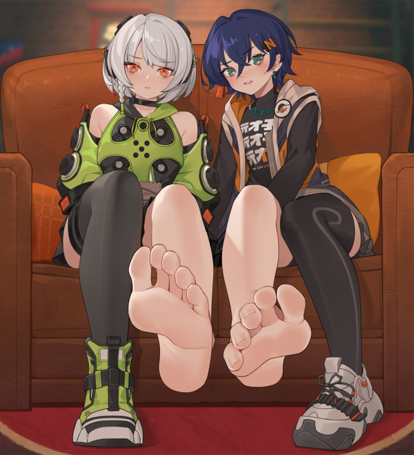 【安比+铃妹】玉足汉堡(手机版进主页再览作品可见链接)