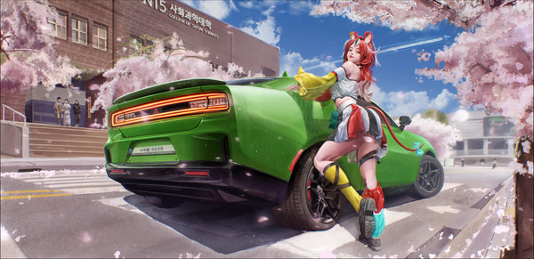 Hakos Baelz & Dodge Charger