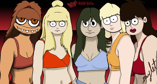 1990s WWF Raw Girls