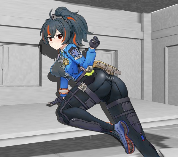 そのケツで街をうろつく警察は駄目でしょ