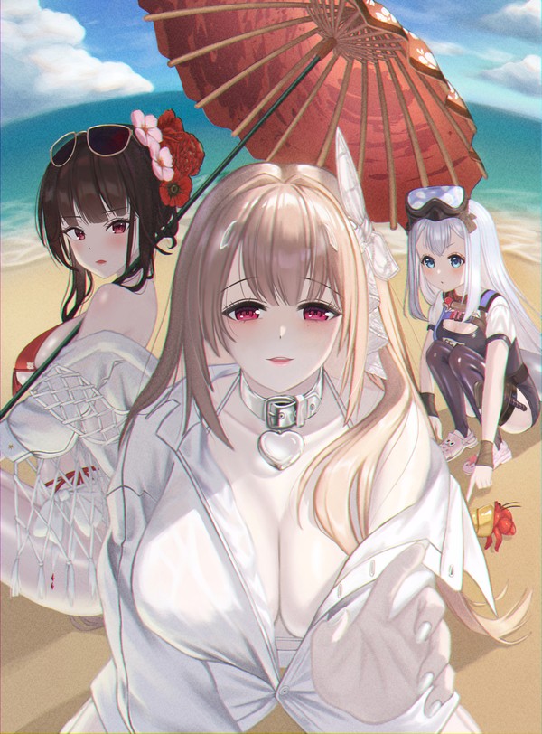 [勝利の女神:NIKKE] : summer beach