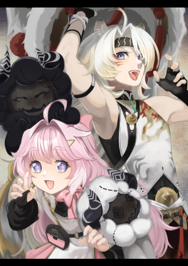もふもふコンビ