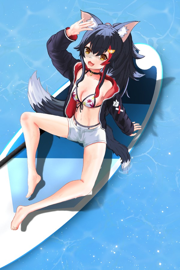ミオシャとSupだよ～🐺🌊
