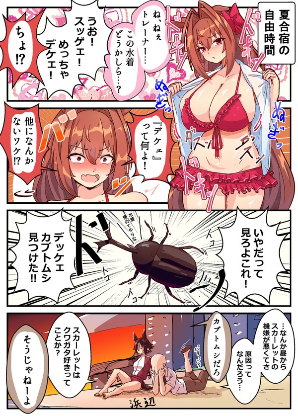 ダスカとカブトムシ