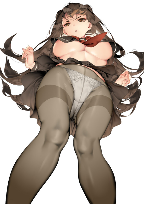 パンツ丸見え