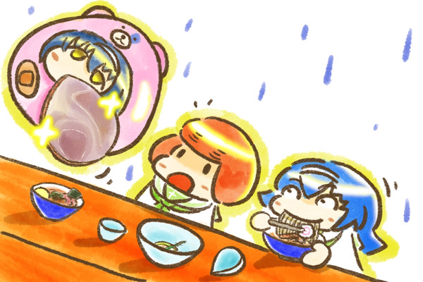雨音なる麺屋でご飯