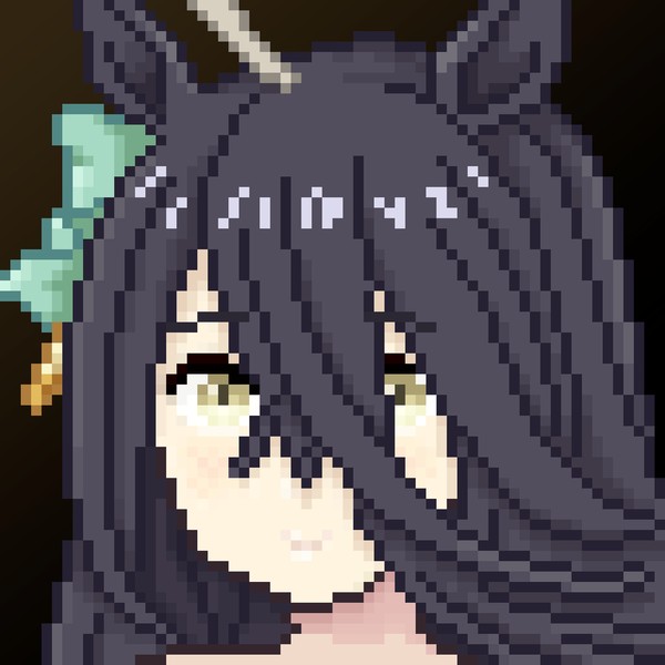【ウマ娘】マンハッタンカフェ - ドット絵