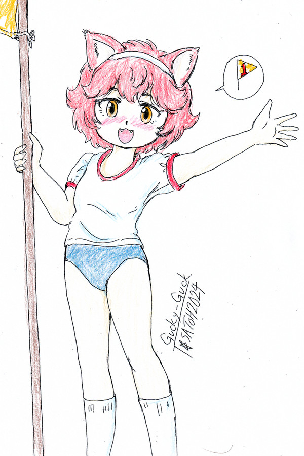 小学生女児ジョゼットちゃん:運動会