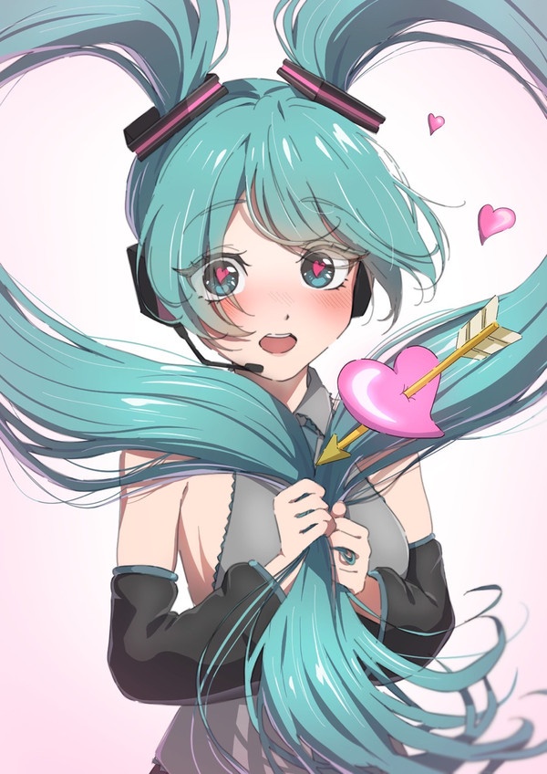 きゅん…な、ミクさん