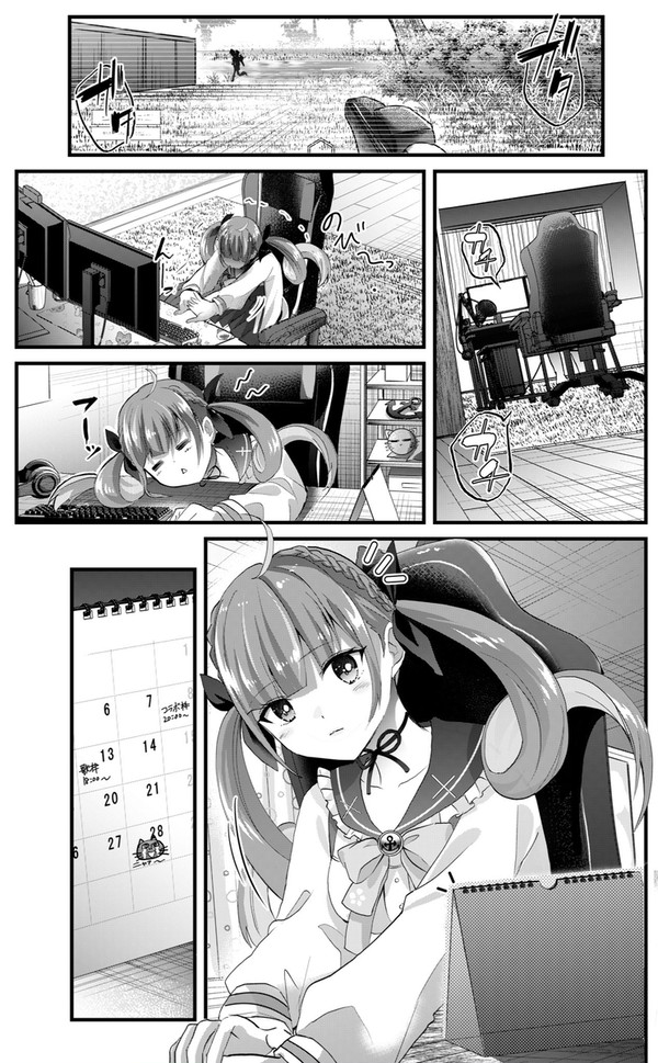 🍧🌻あくたんとホロメンの夏休み漫画🌻🍉