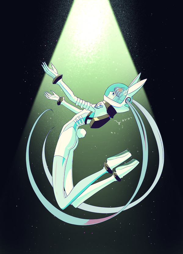 バニー×宇宙服