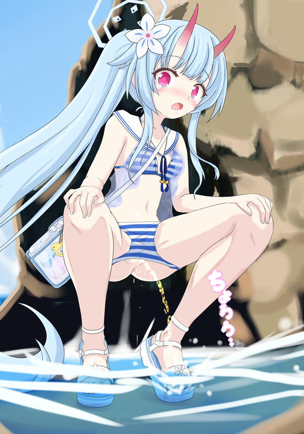 水着チセの放尿シーン