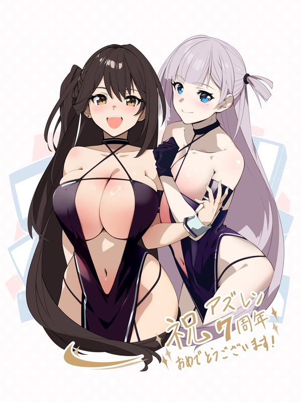 アズレン7周年アート 投稿作