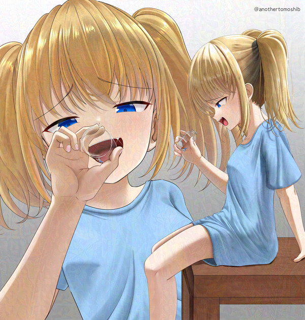 メスガキの唾液責め