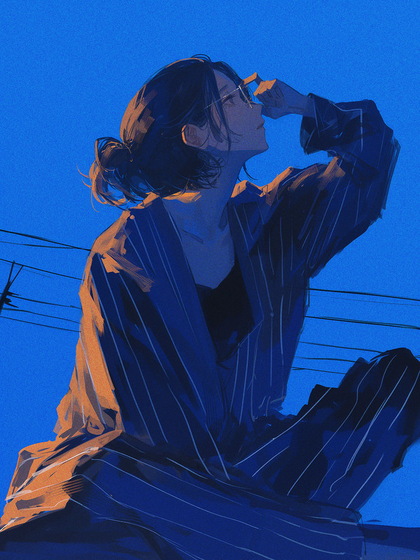 blue