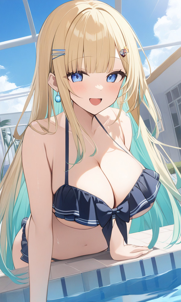 水着エマたそ